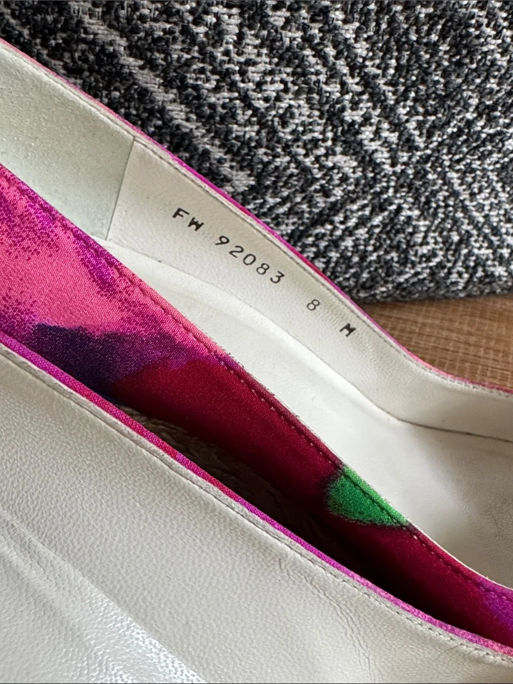 Stuart Weitzman Floral Satin Espadrille Wedge Peep Toe Pumps Shoes Women’s 8M